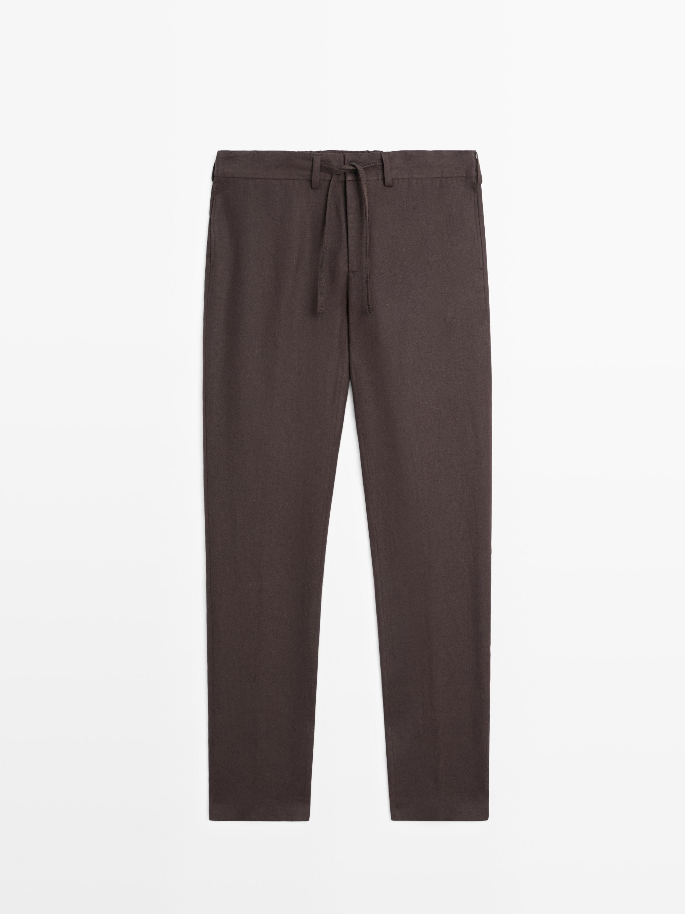 Pantalon total look en lin